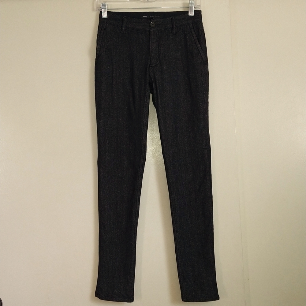 Marc Jacobs Black Wool Blend Skinny Fit Pants General Navy Size 0